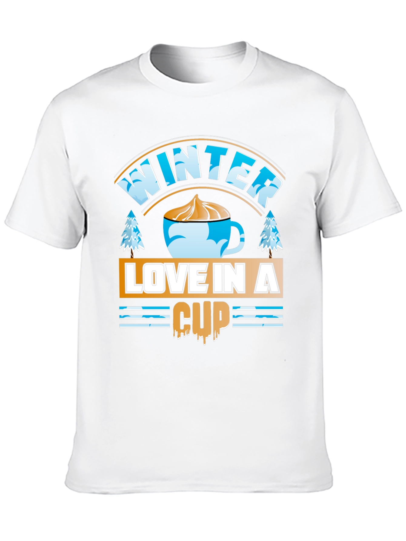 Winter Love in a Cup Graphic T-Shirt