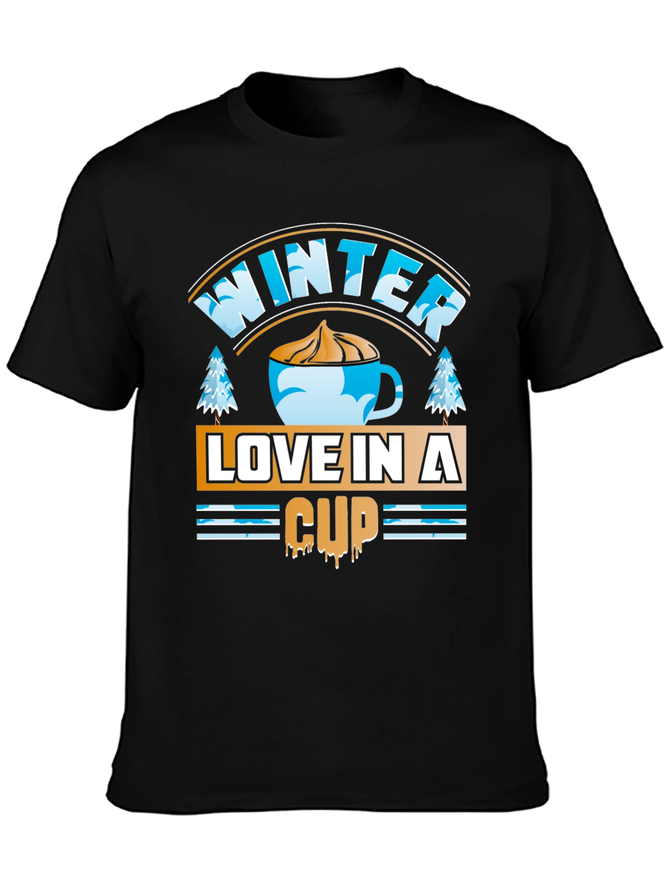 Winter Love in a Cup Graphic T-Shirt