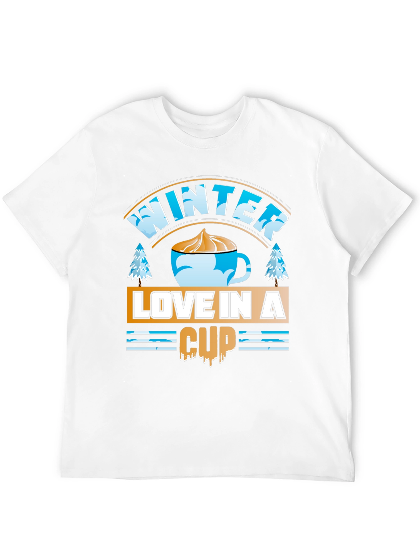 Winter Love in a Cup Graphic T-Shirt