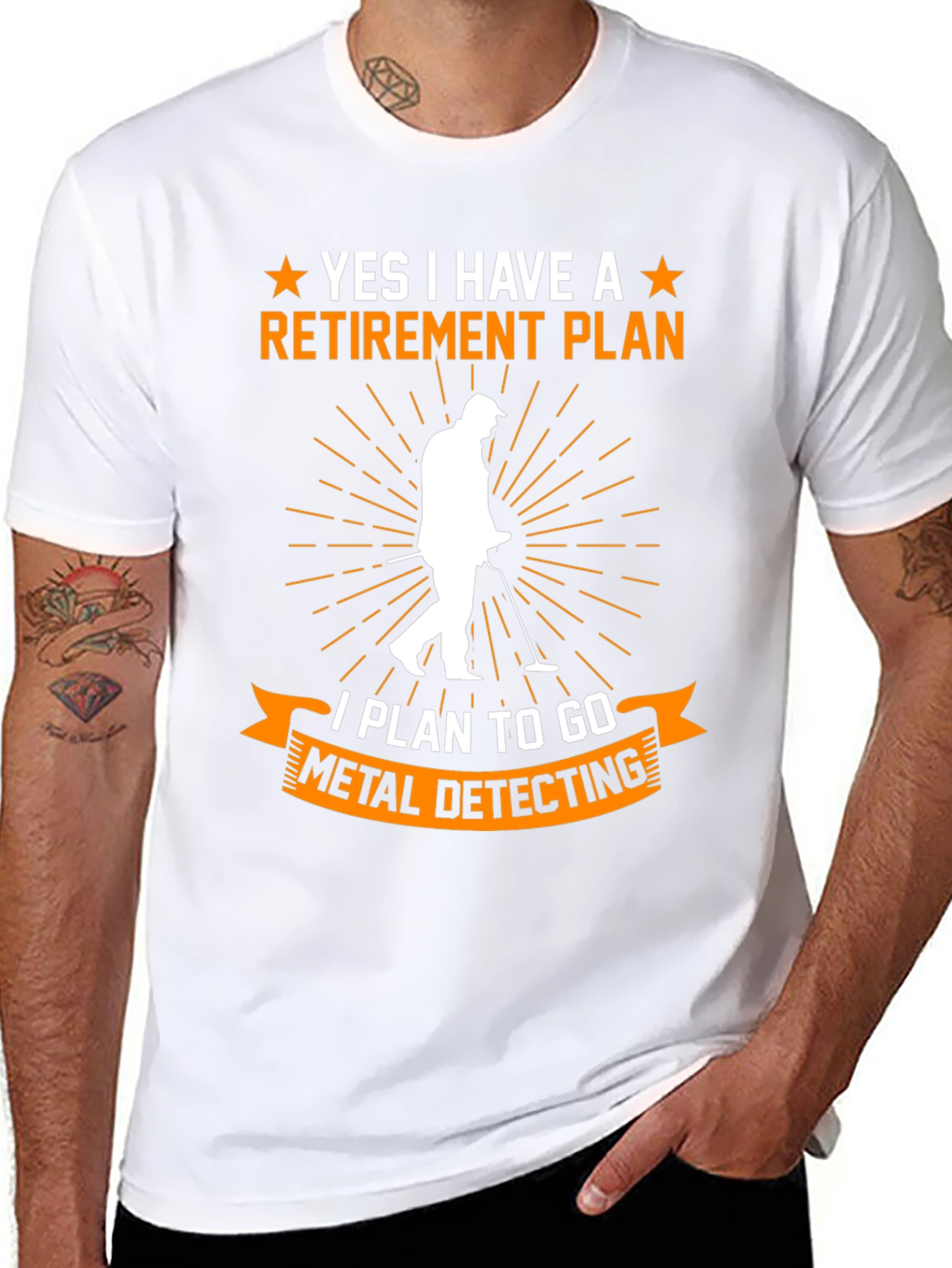Retirement Plan Metal Detecting T-Shirt