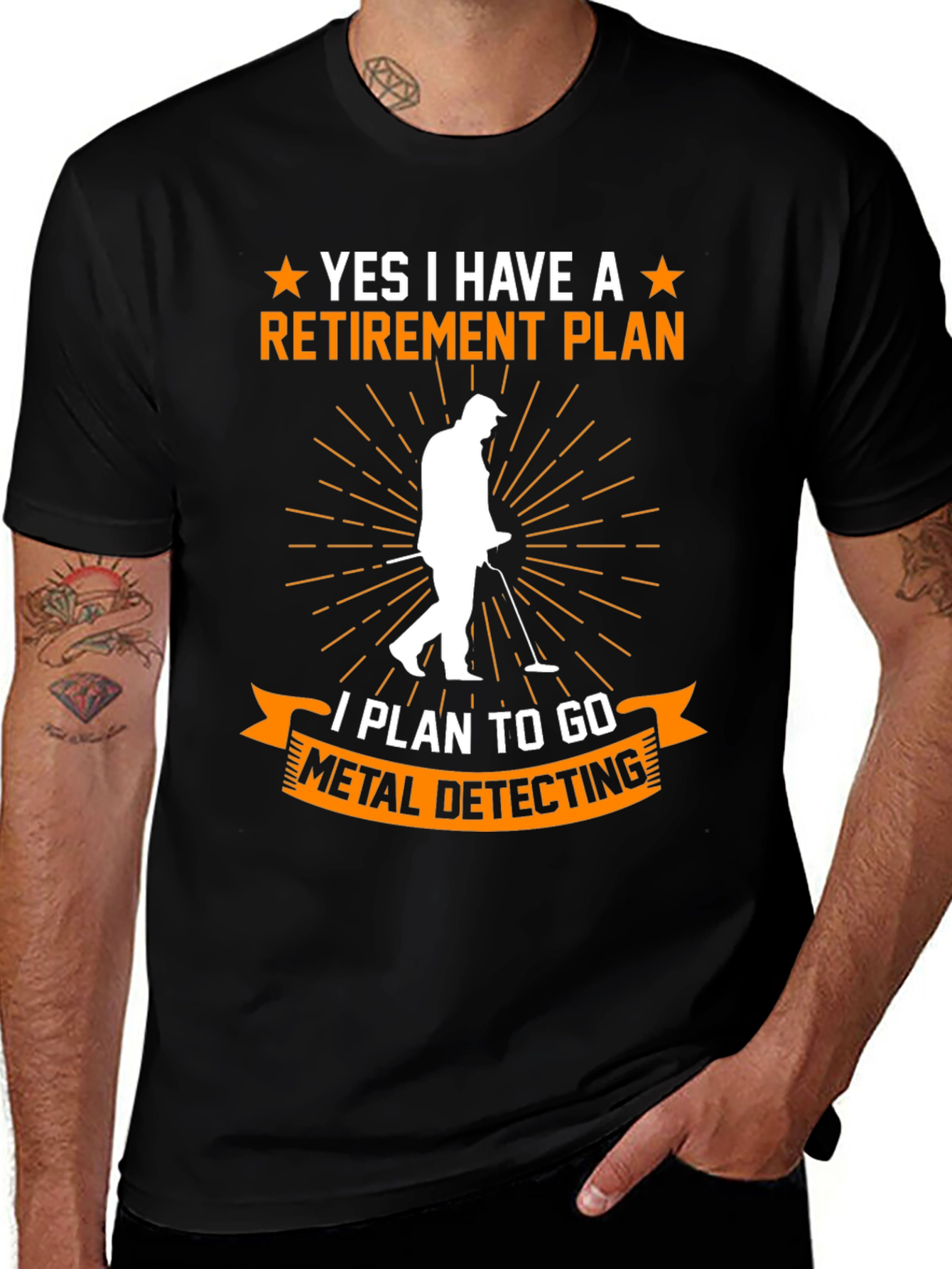 Retirement Plan Metal Detecting T-Shirt