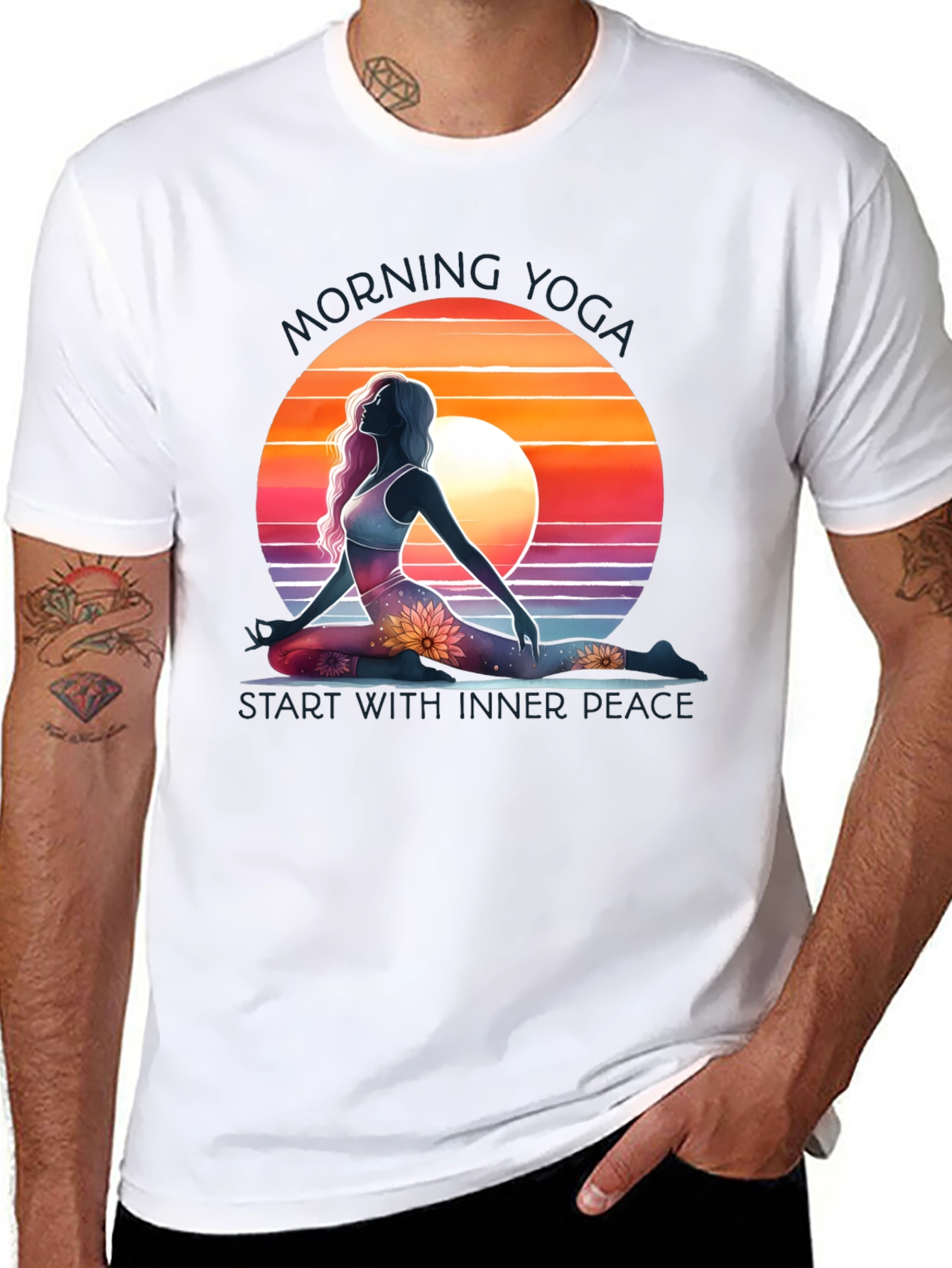 Morning Yoga Graphic Tee
