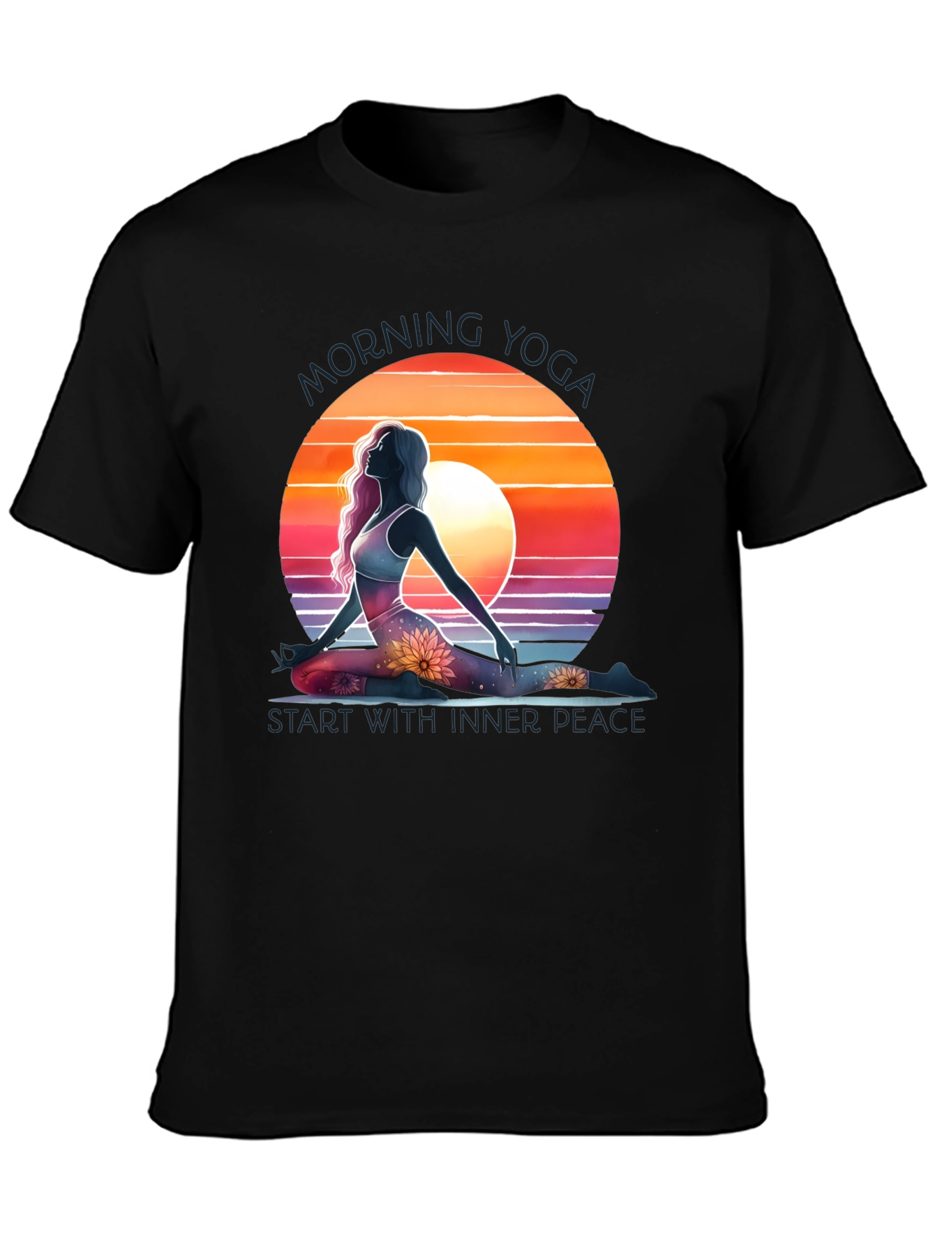 Morning Yoga Graphic Tee
