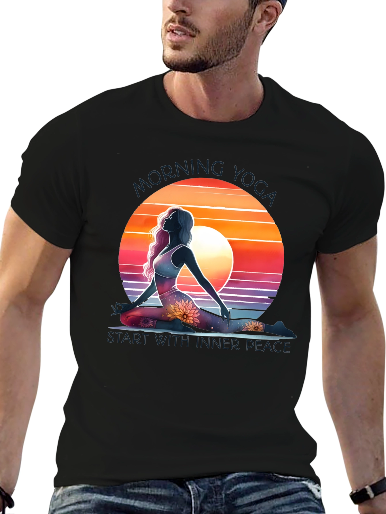 Morning Yoga Graphic Tee