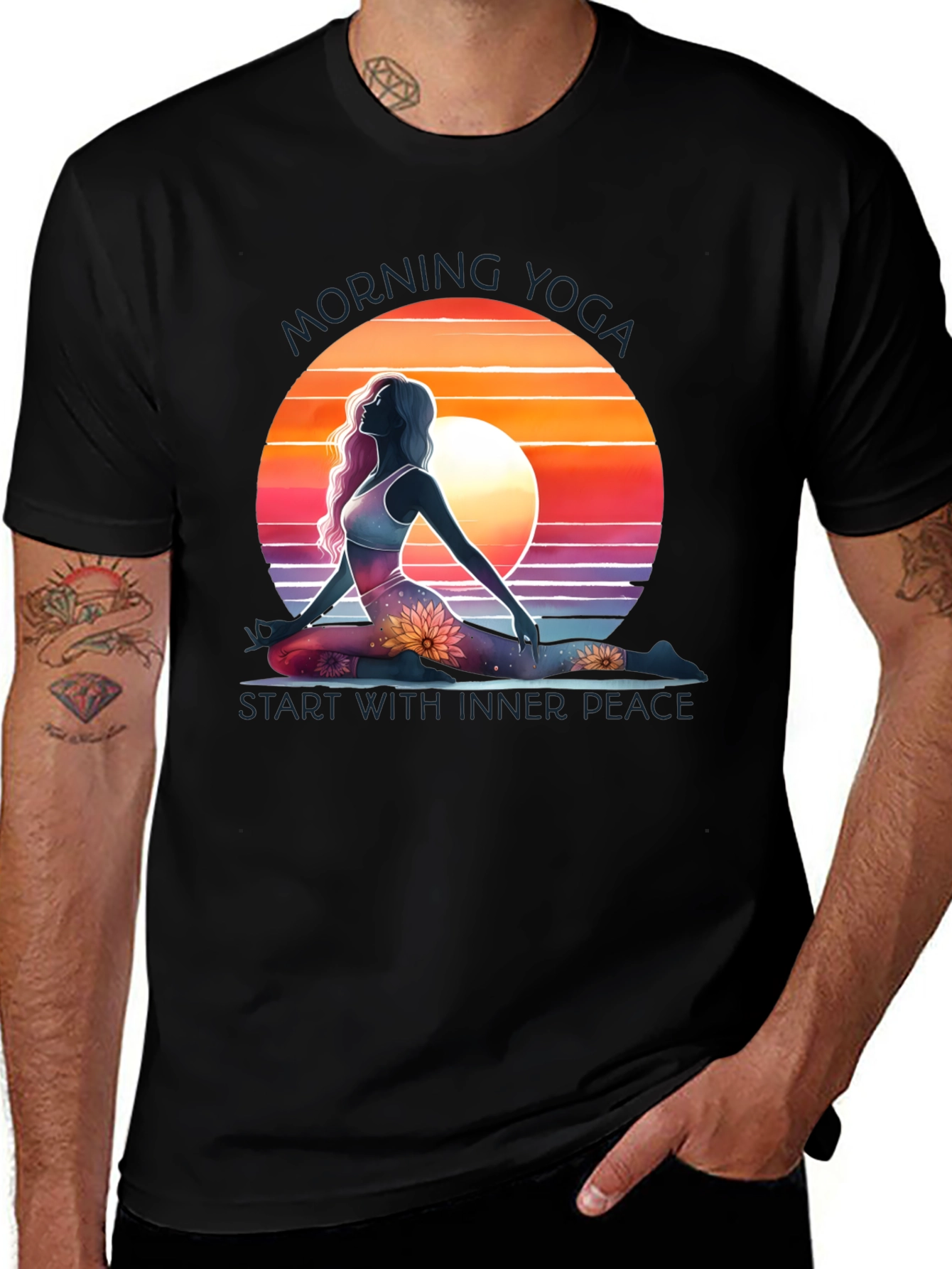 Morning Yoga Graphic Tee