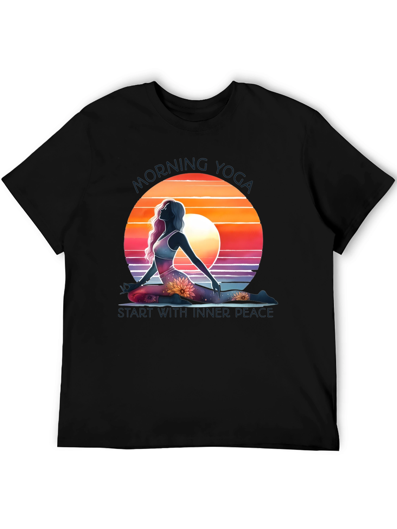 Morning Yoga Graphic Tee