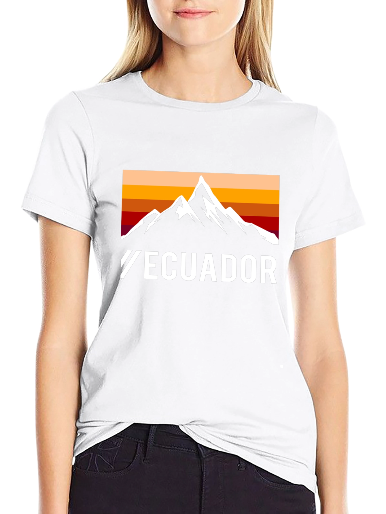 Ecuador Mountain Graphic T-Shirt - Adventure Awaits!