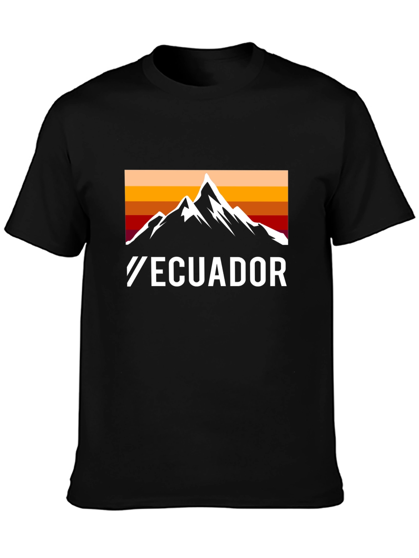 Ecuador Mountain Graphic T-Shirt - Adventure Awaits!