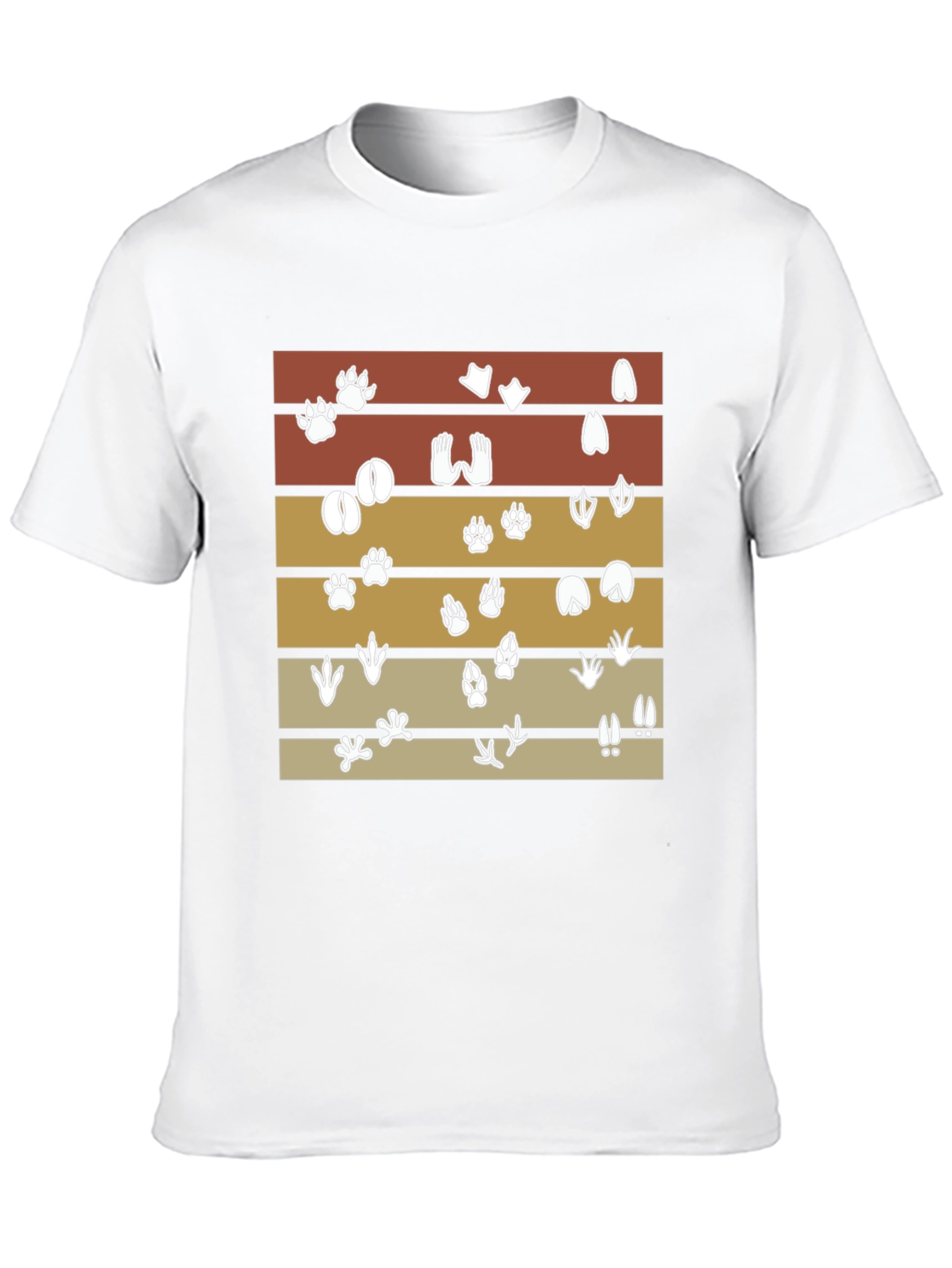 Animal Tracks T-Shirt: Wildlife Lovers Tee
