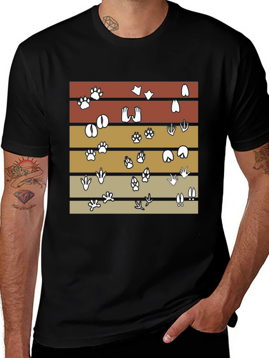 Animal Tracks T-Shirt: Wildlife Lovers Tee