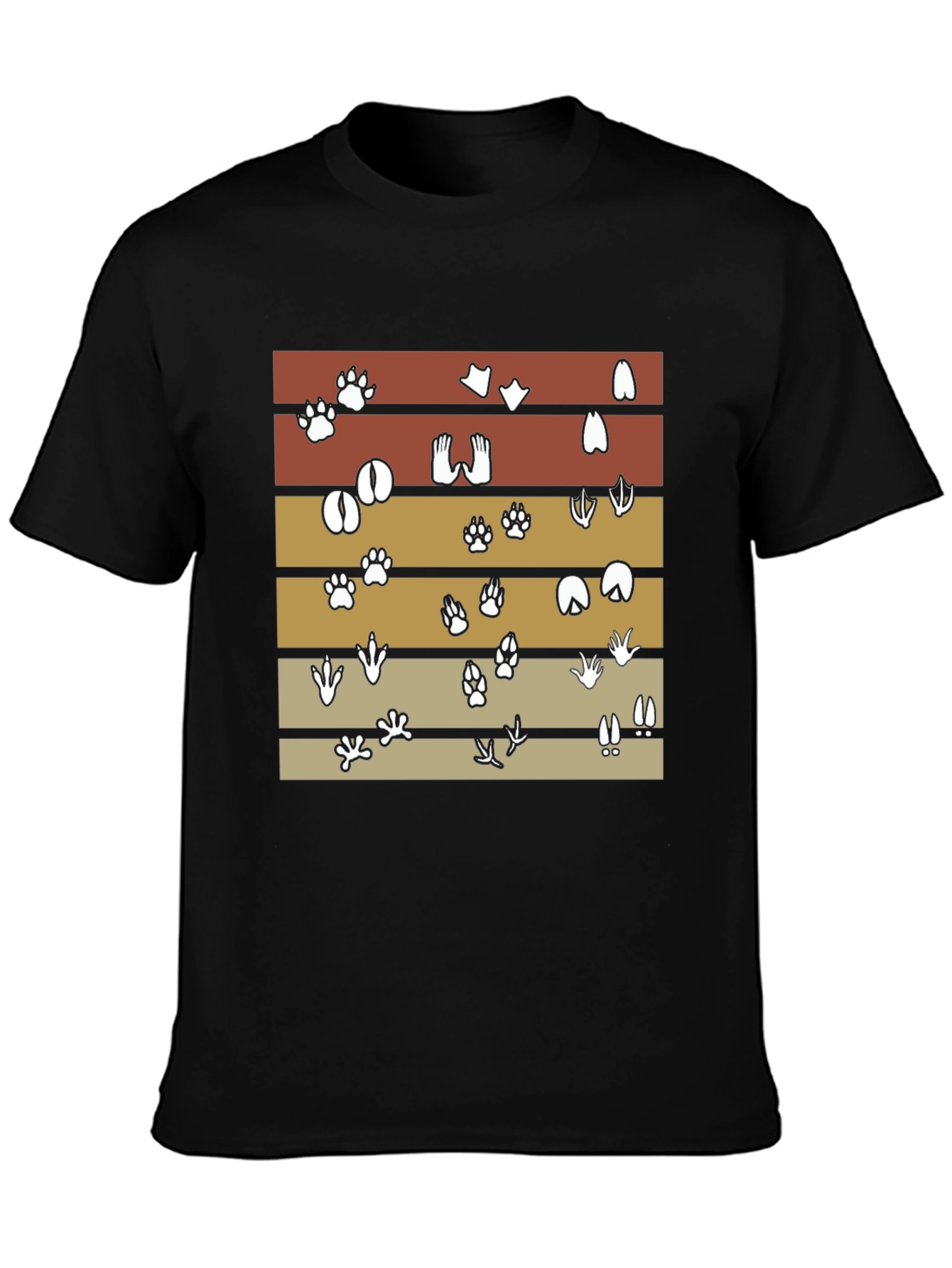 Animal Tracks T-Shirt: Wildlife Lovers Tee