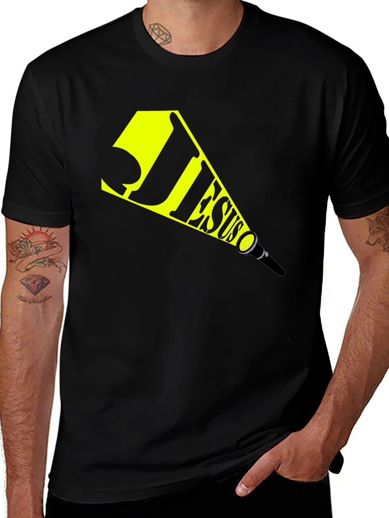 Jesus Light T-Shirt - Stylish Christian Apparel