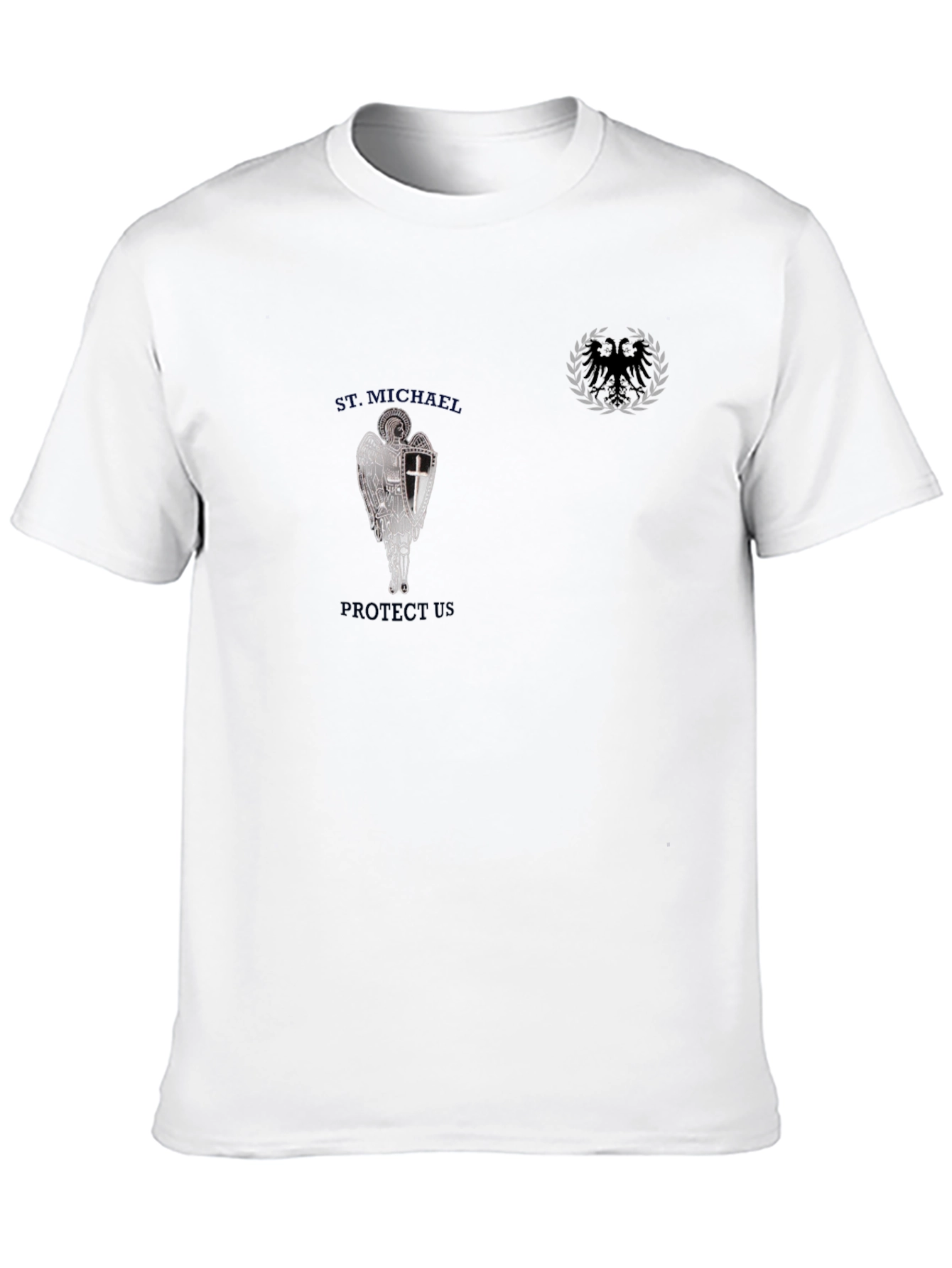 St. Michael Protect Us Graphic Tee