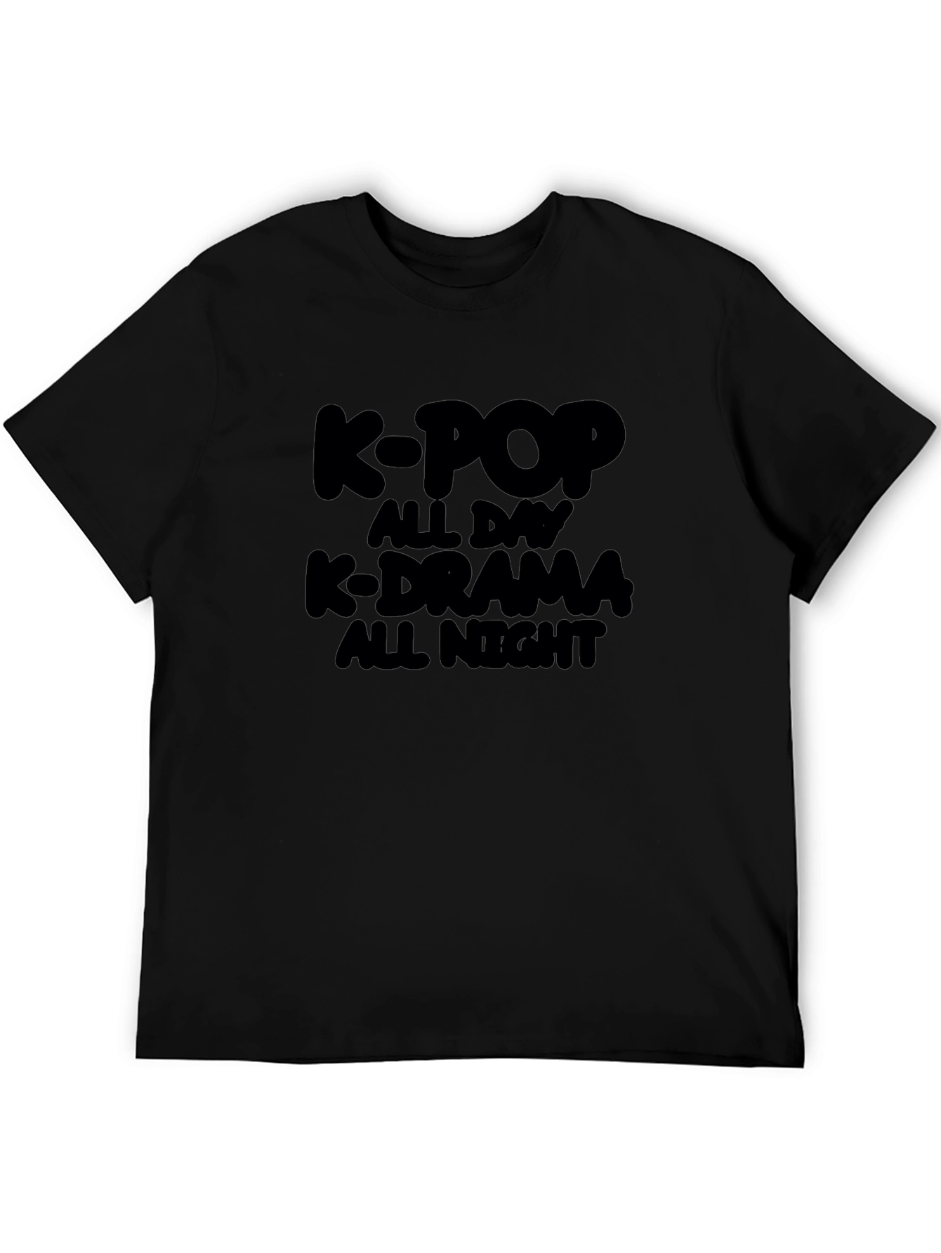 K-Pop All Day K-Drama All Night Graphic Tee