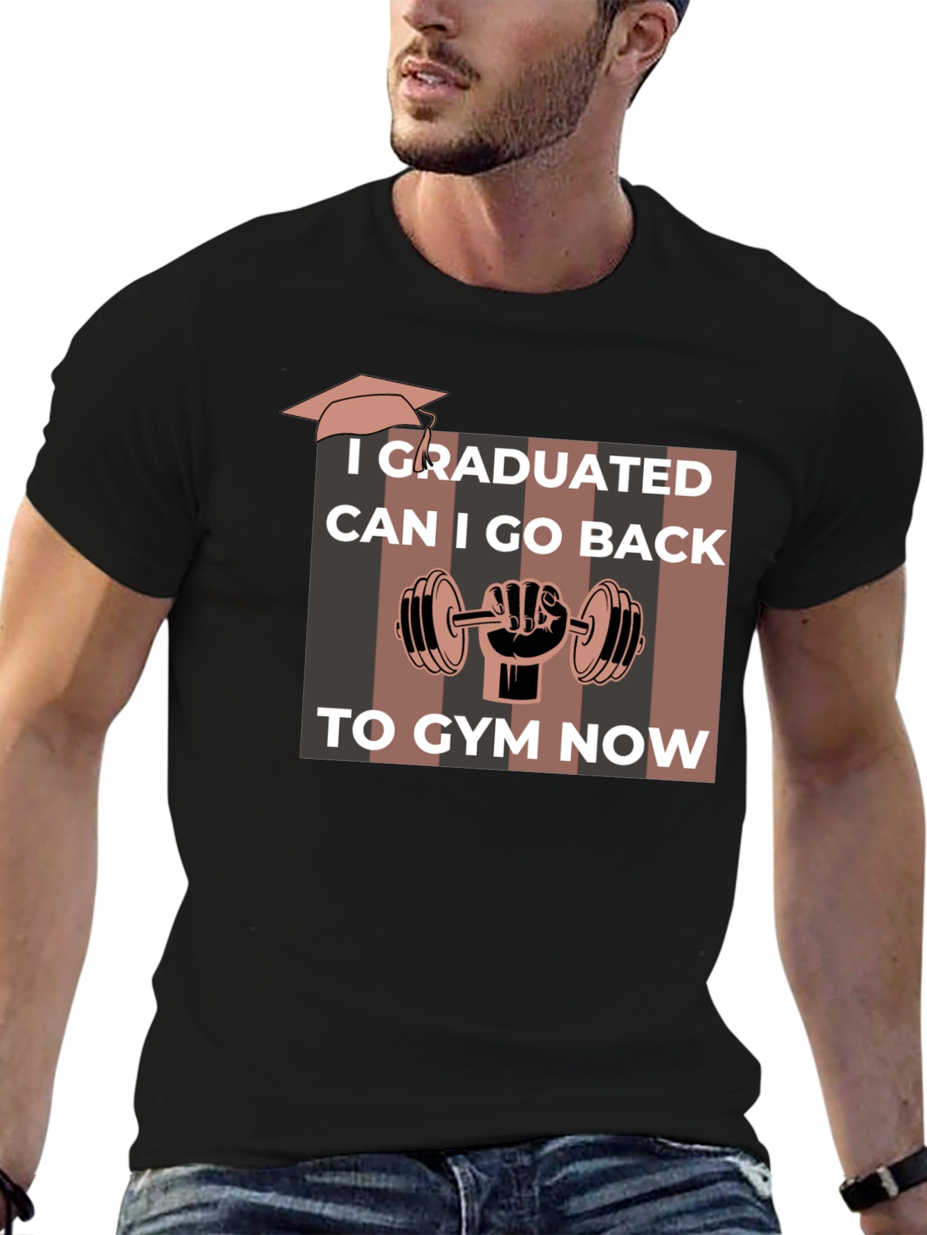 Graduation Gym T-Shirt - Funny Workout Tee