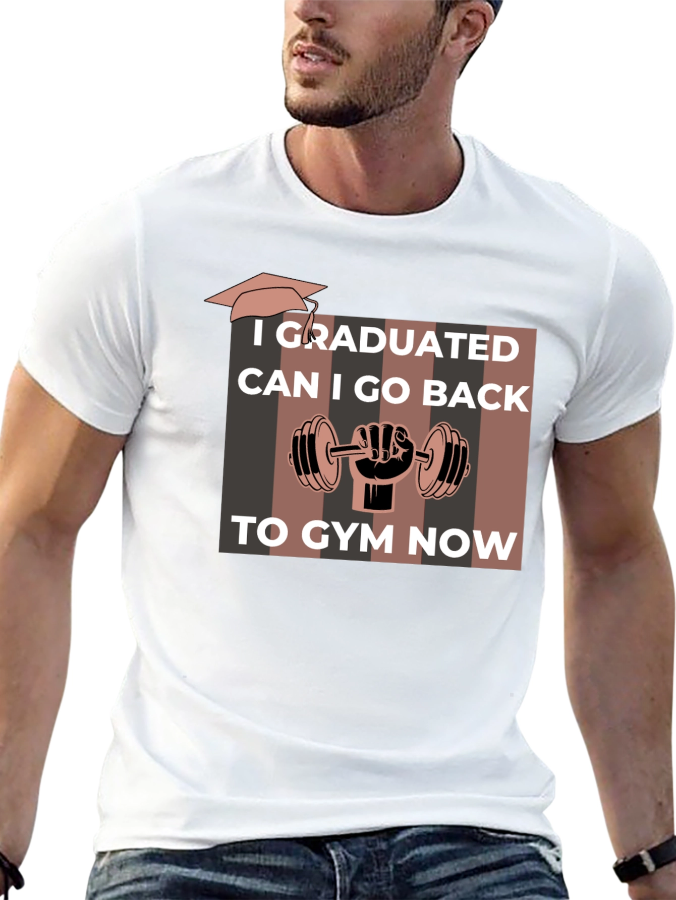 Graduation Gym T-Shirt - Funny Workout Tee
