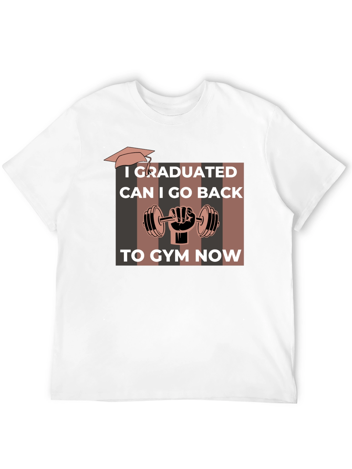 Graduation Gym T-Shirt - Funny Workout Tee
