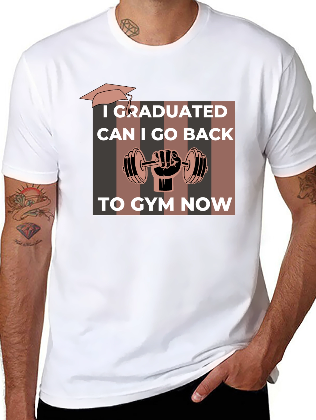 Graduation Gym T-Shirt - Funny Workout Tee