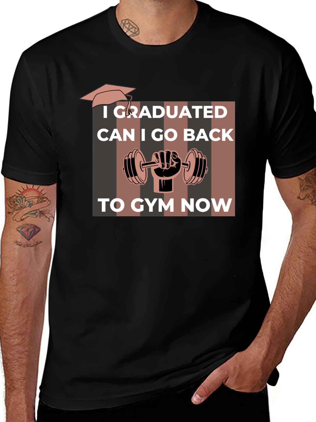 Graduation Gym T-Shirt - Funny Workout Tee