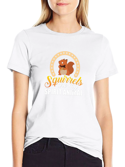 Squirrels Are My Spirit Animal T-Shirt
