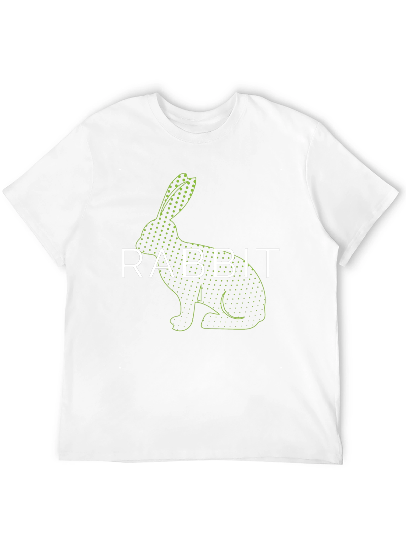 Rabbit Graphic Tee - Trendy Casual Style