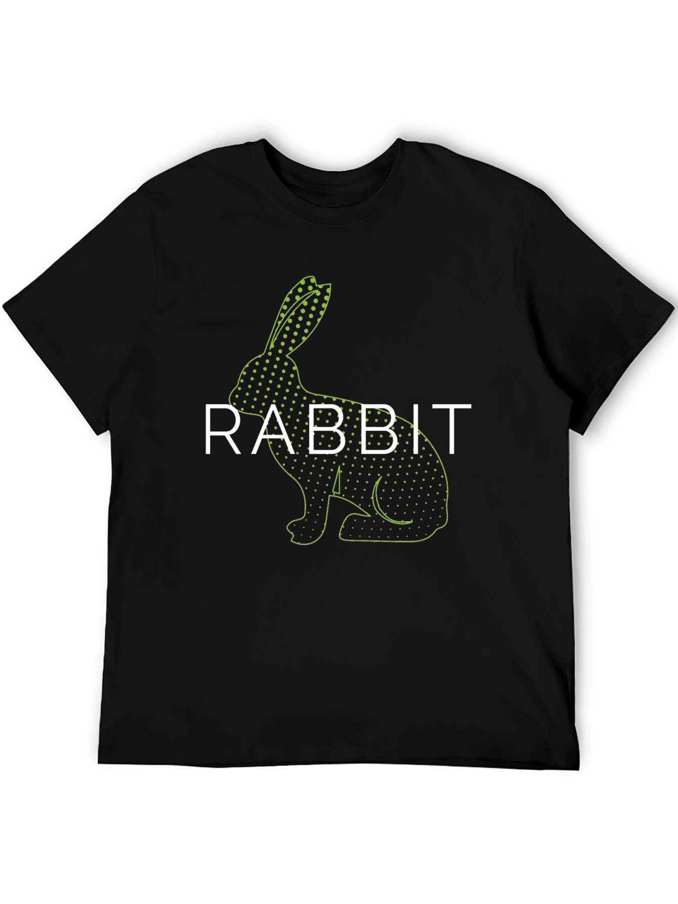Rabbit Graphic Tee - Trendy Casual Style