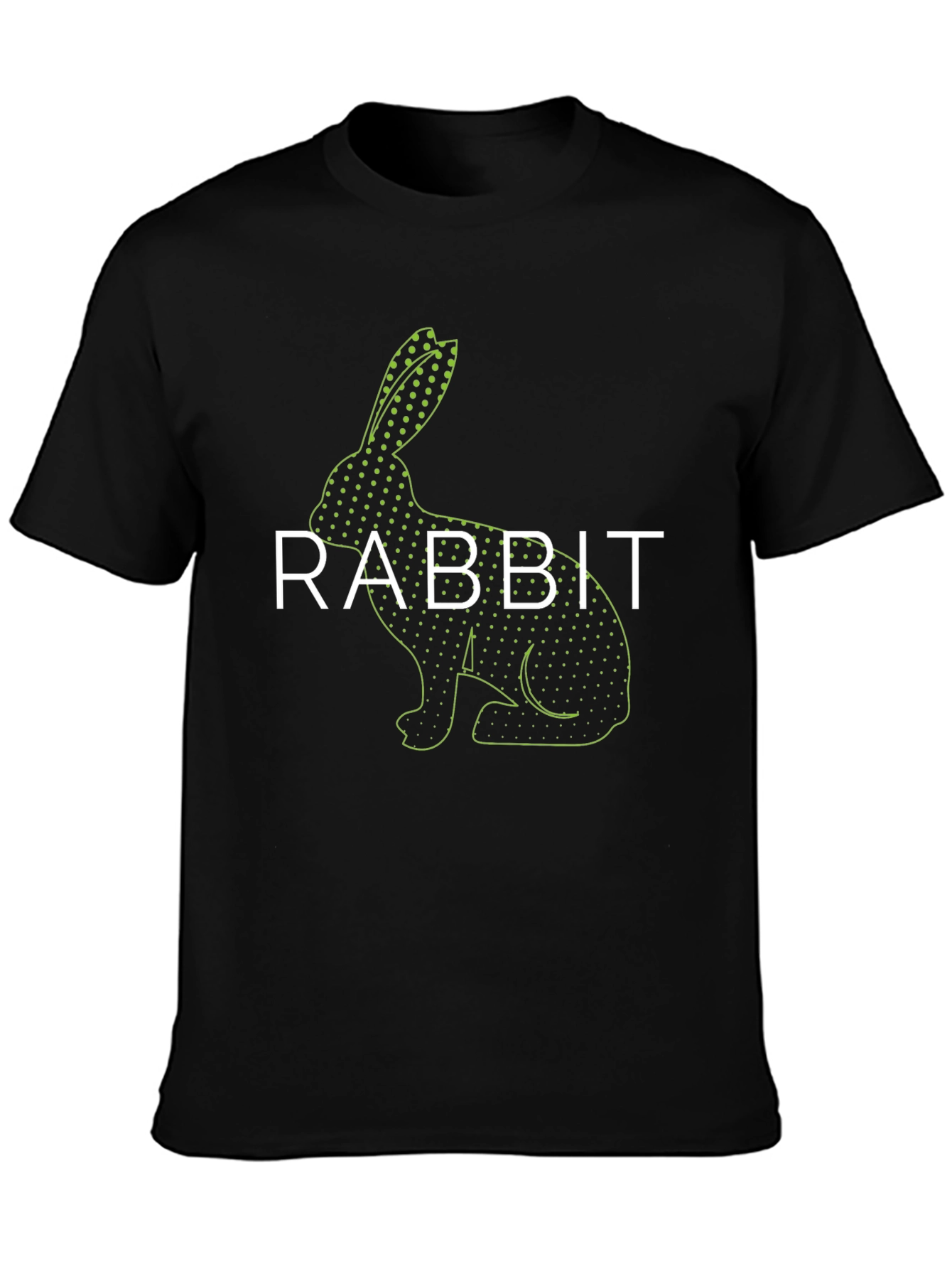 Rabbit Graphic Tee - Trendy Casual Style