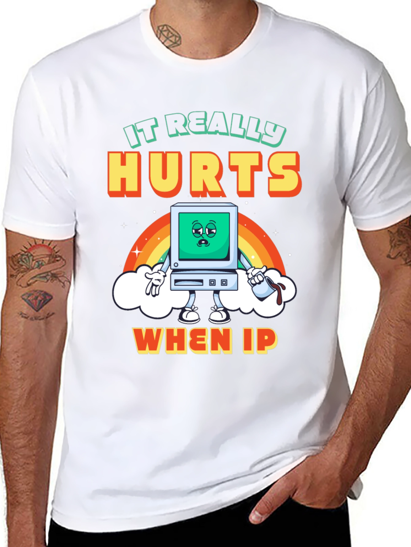 Funny Computer Hurts T-Shirt