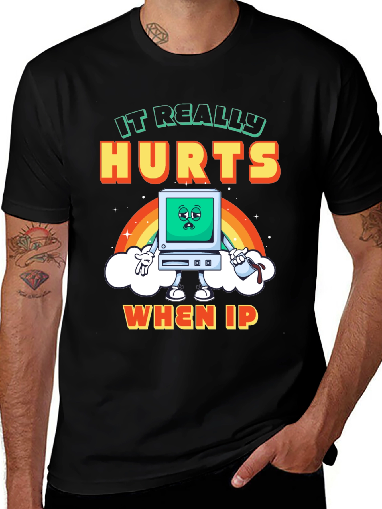 Funny Computer Hurts T-Shirt