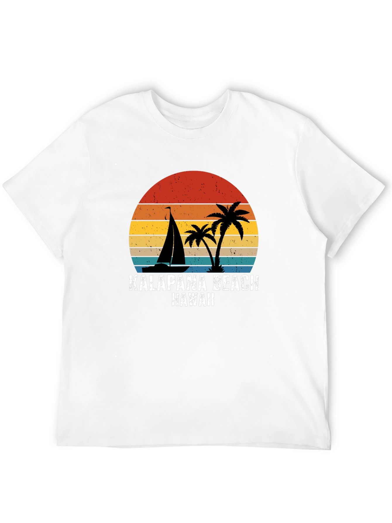 Kalapana Beach Hawaii Retro T-Shirt