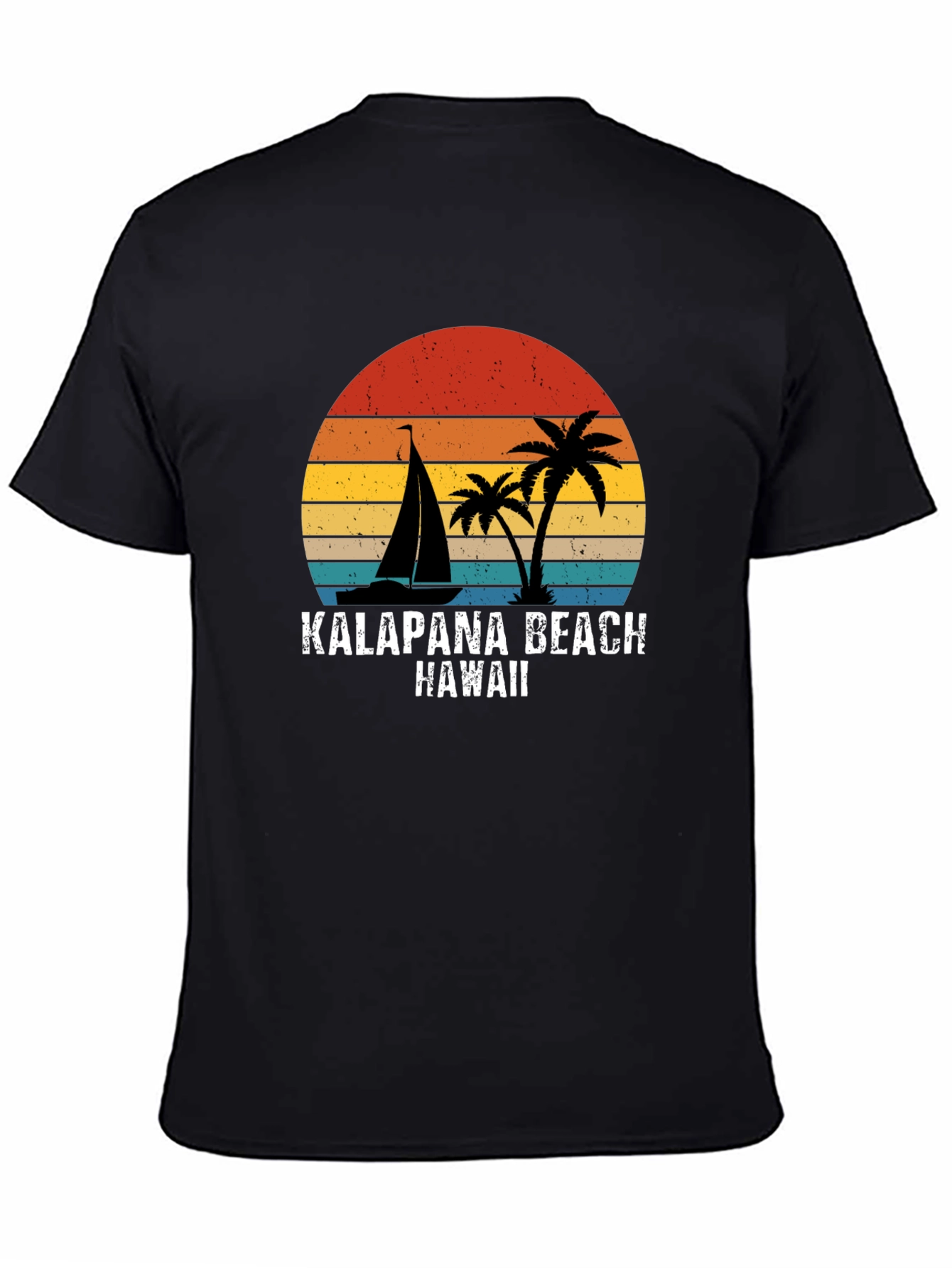 Kalapana Beach Hawaii Retro T-Shirt