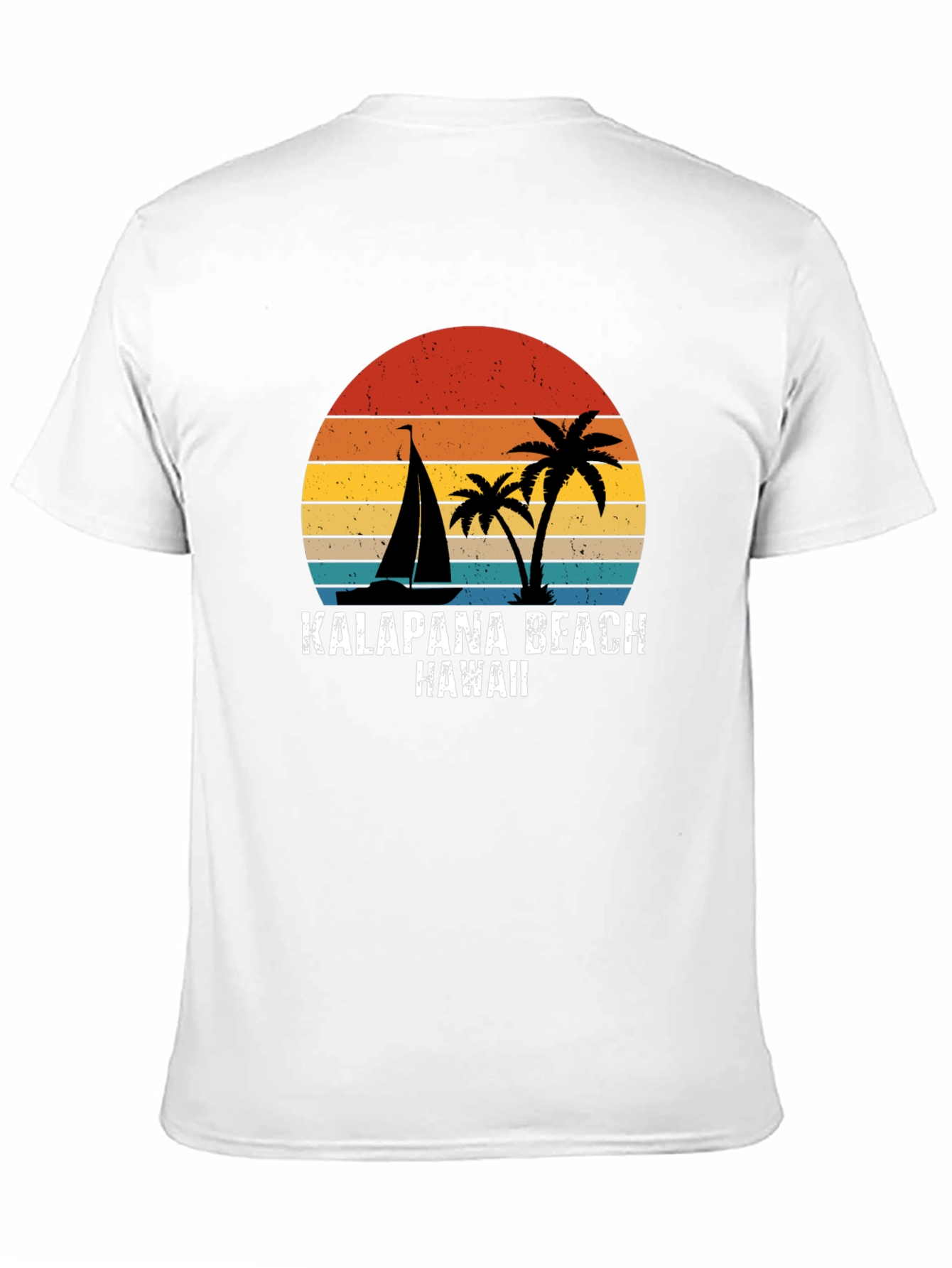 Kalapana Beach Hawaii Retro T-Shirt