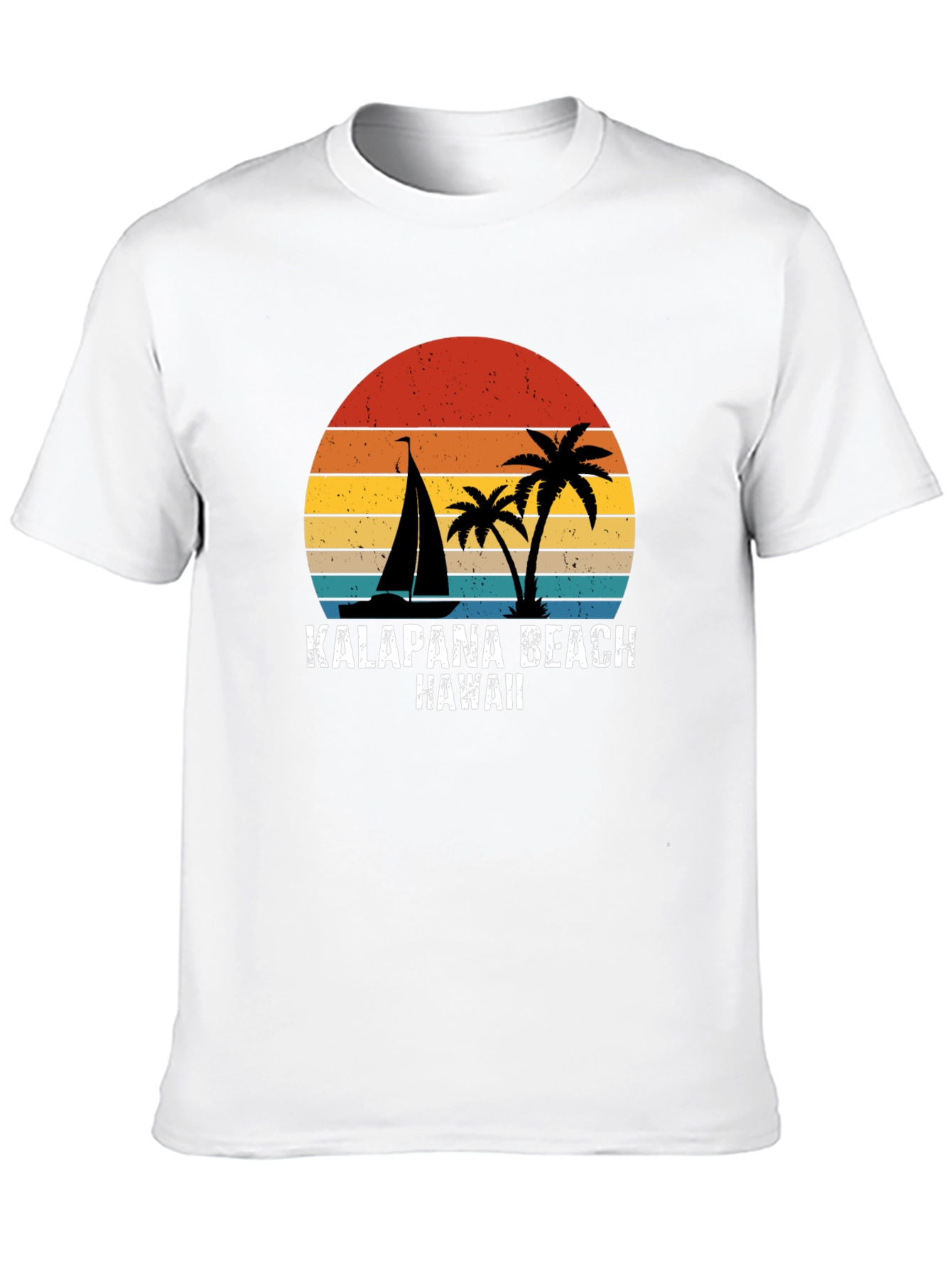 Kalapana Beach Hawaii Retro T-Shirt