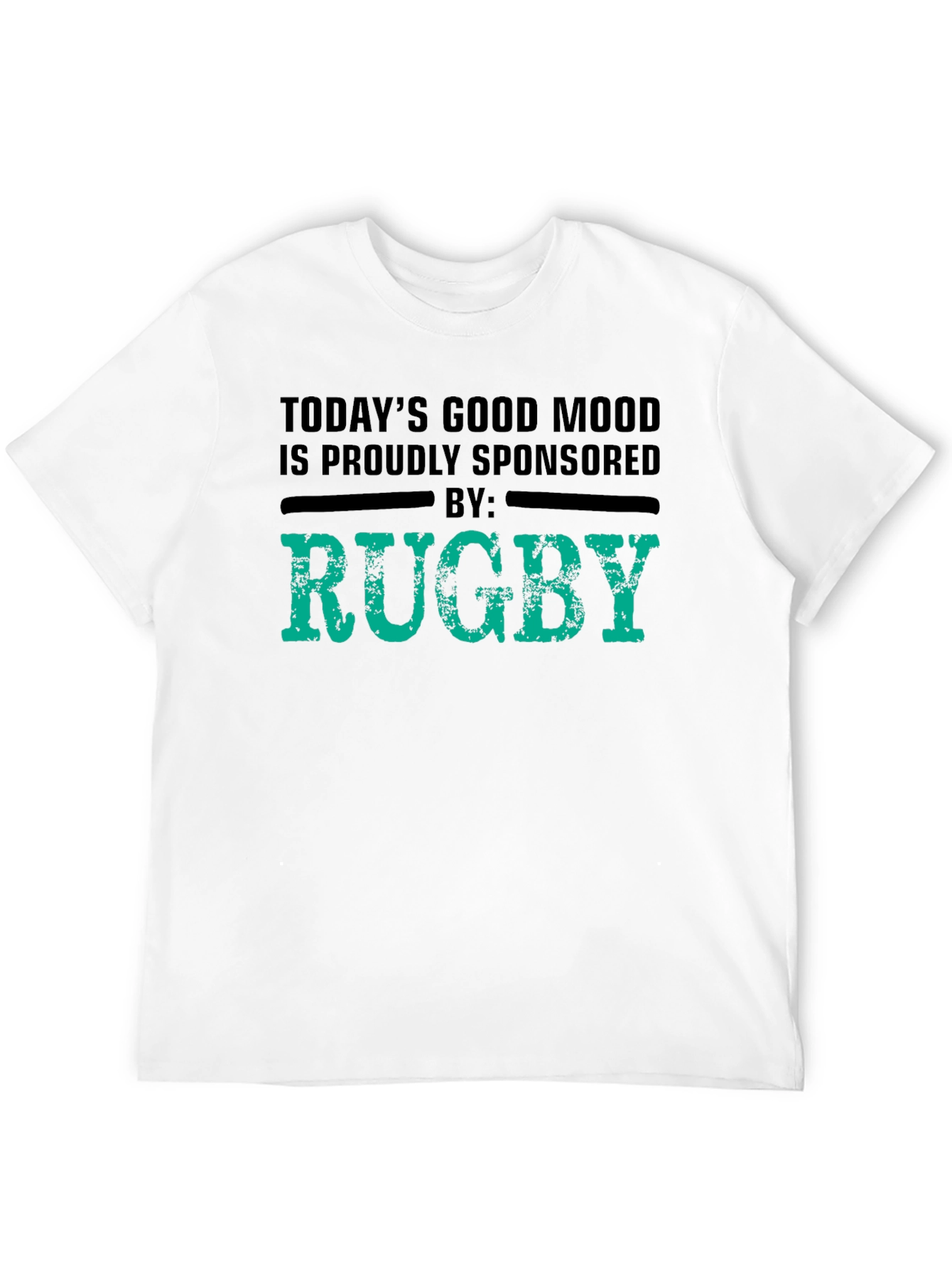 Rugby Sponsored Good Mood Black T-Shirt