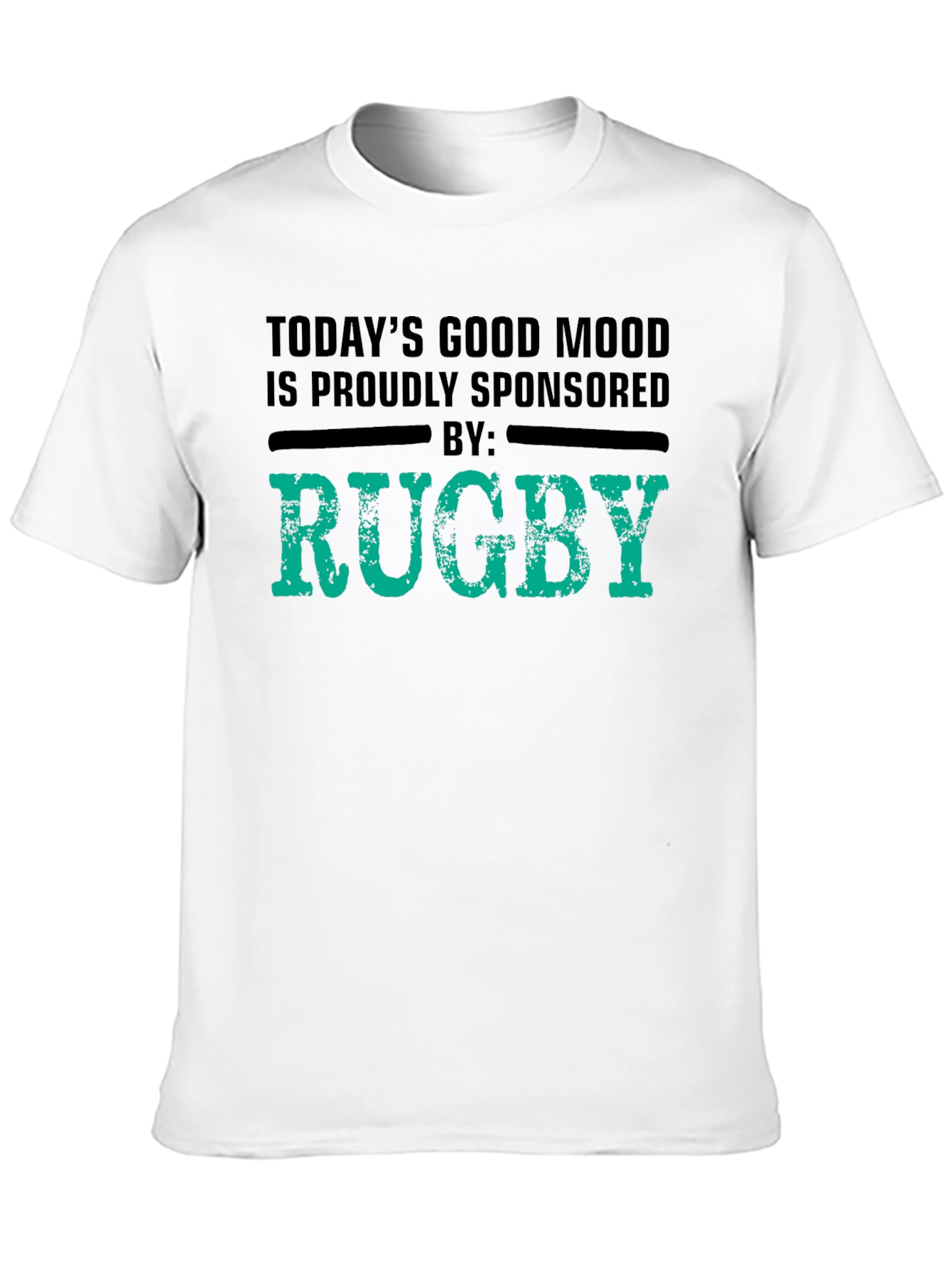 Rugby Sponsored Good Mood Black T-Shirt
