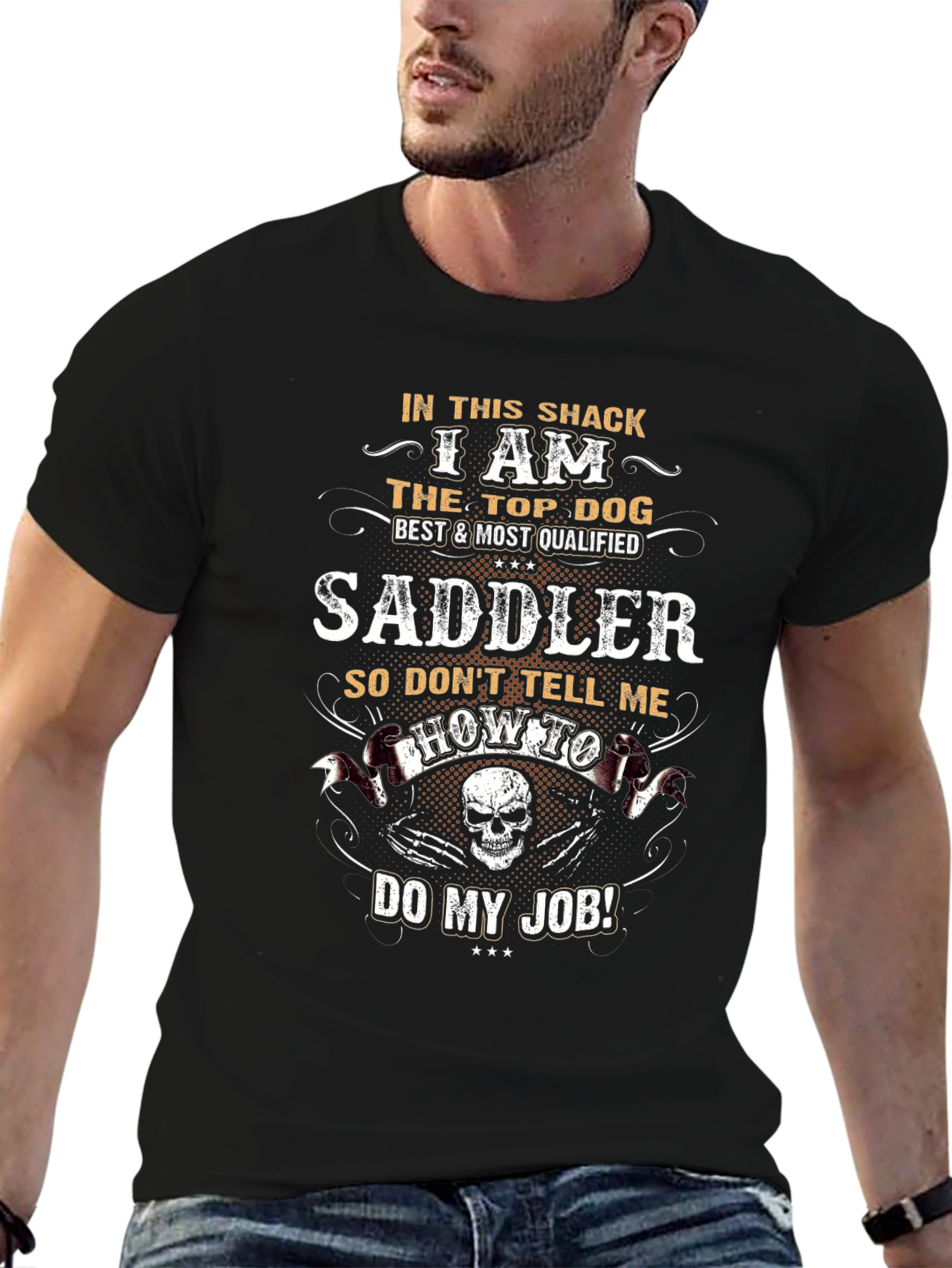 Saddler Tee - Top Dog Shack Design