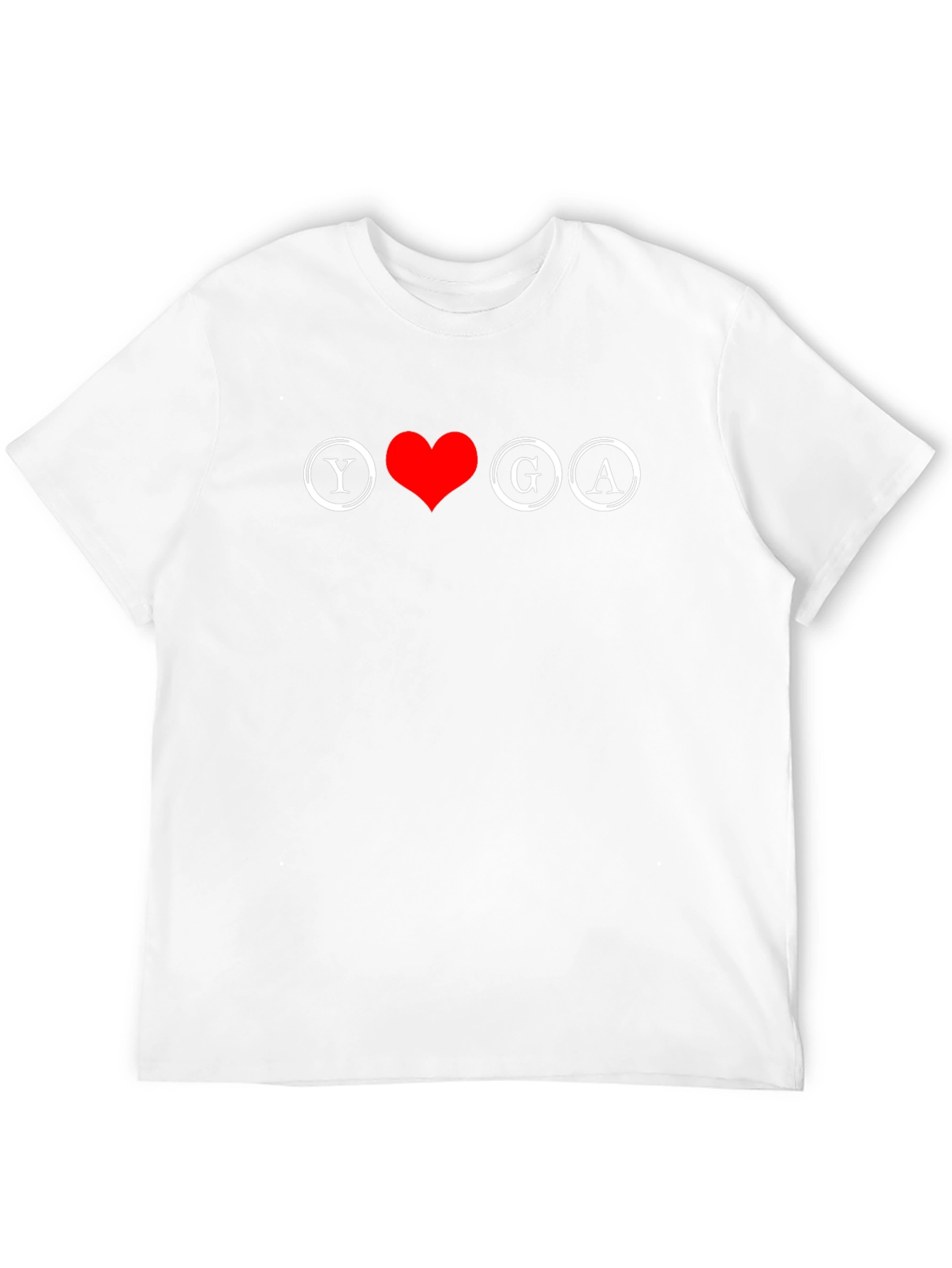 Yoga Love Graphic Tee - Black Cotton T-Shirt