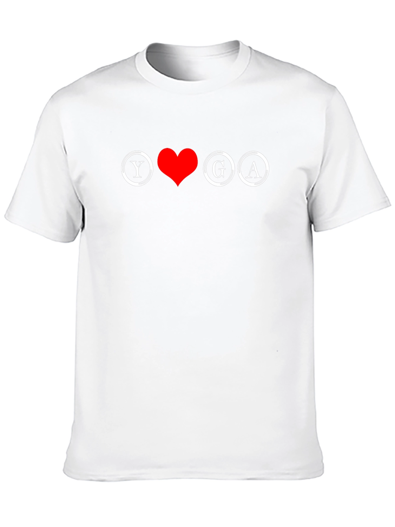 Yoga Love Graphic Tee - Black Cotton T-Shirt