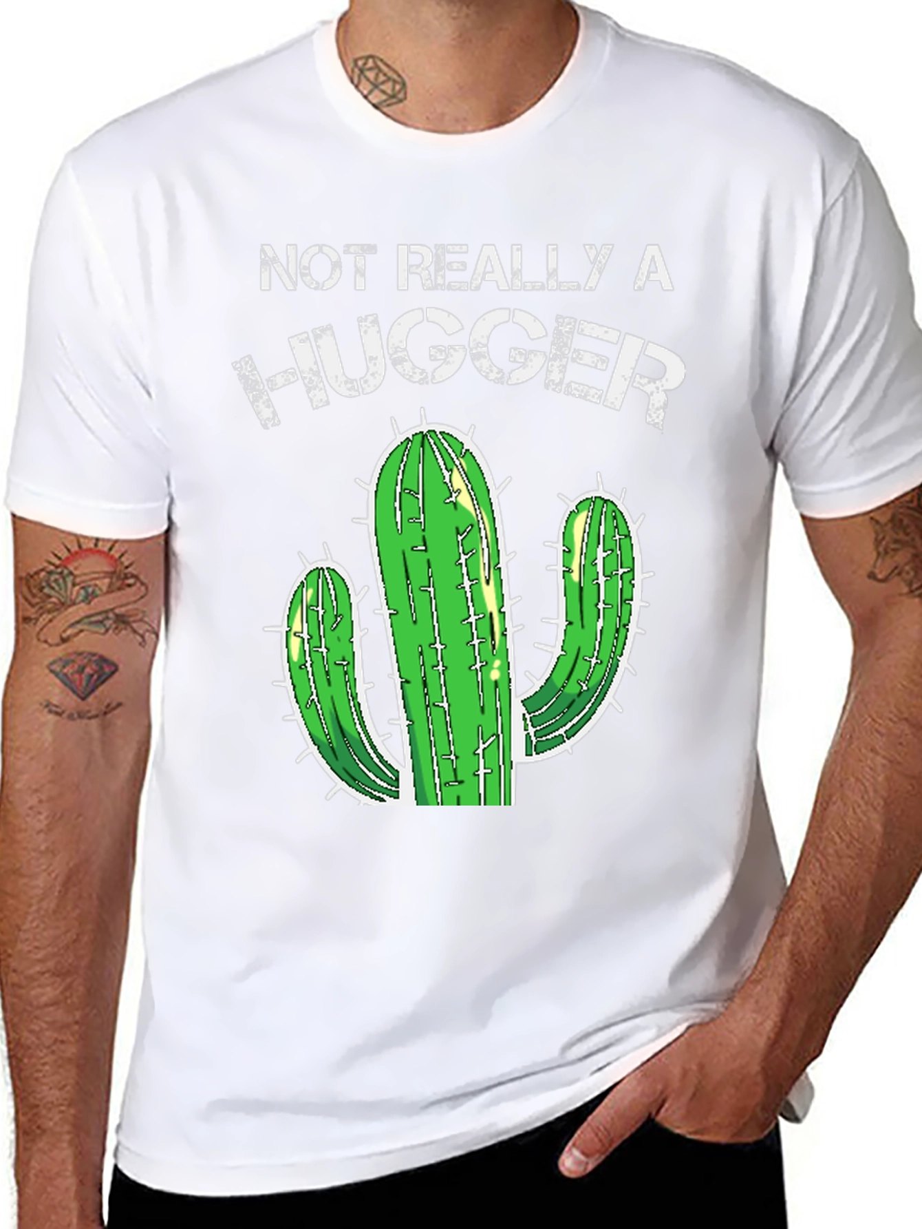 Not Really A Hugger Cactus T-Shirt