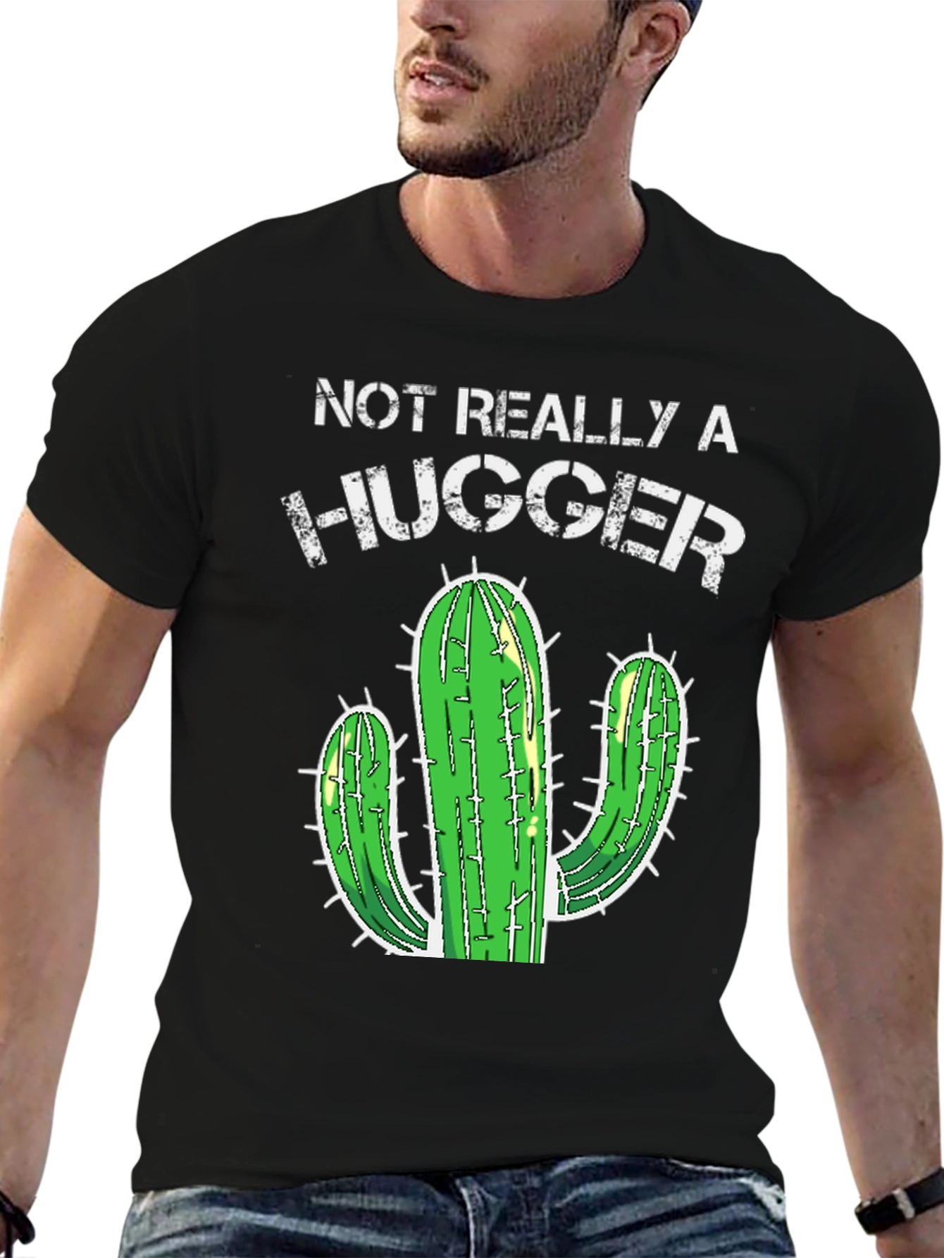 Not Really A Hugger Cactus T-Shirt