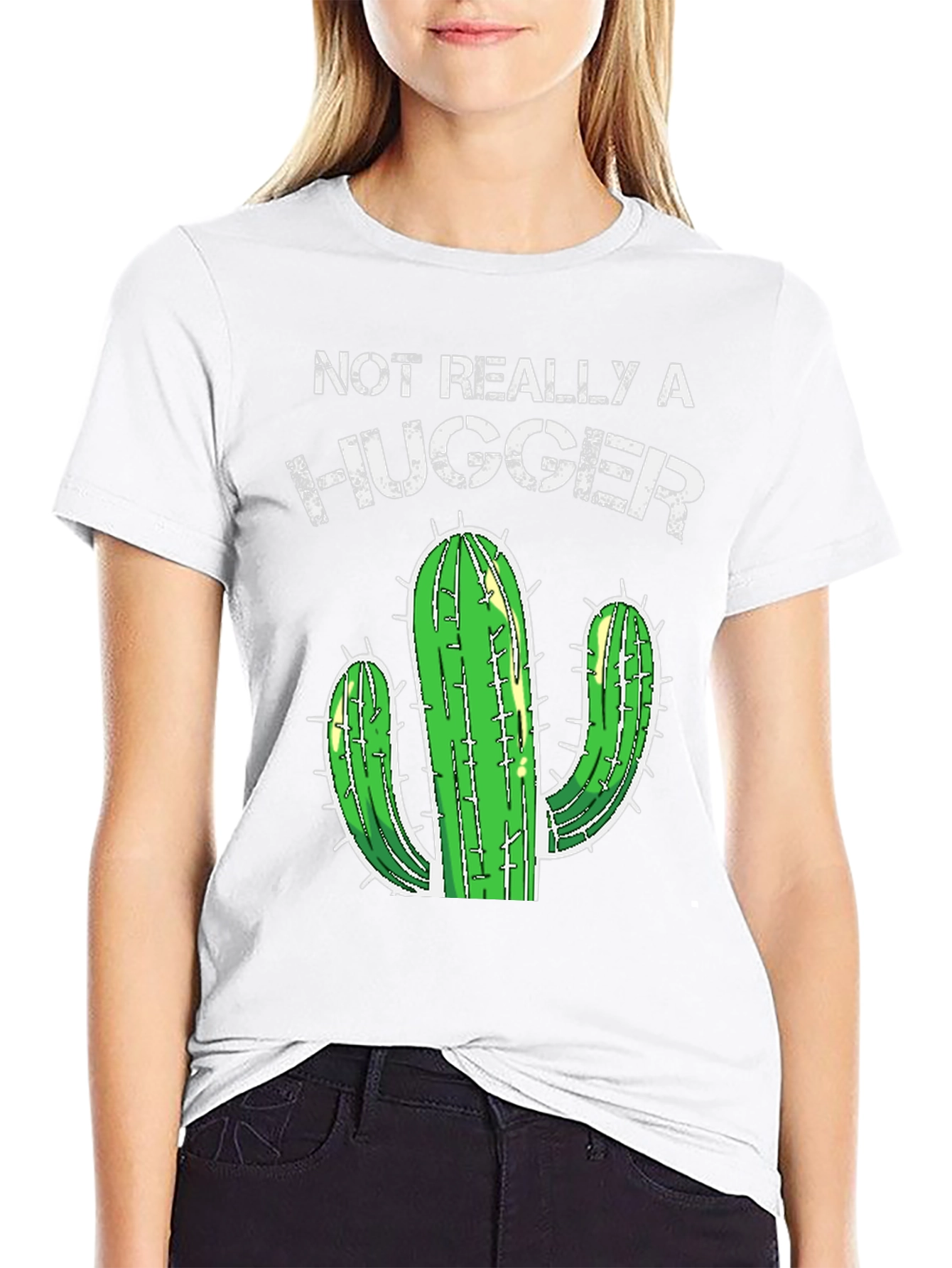 Not Really A Hugger Cactus T-Shirt