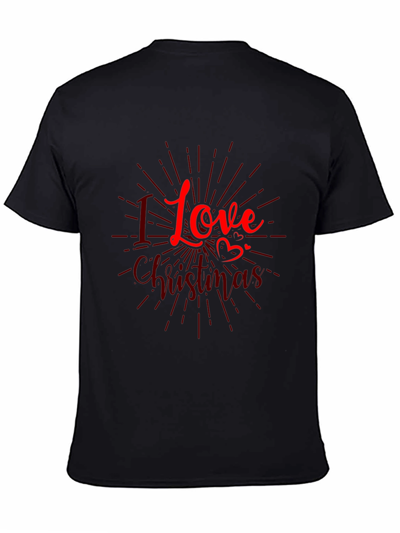 I Love Christmas Graphic Tee - Holiday Season Shirt