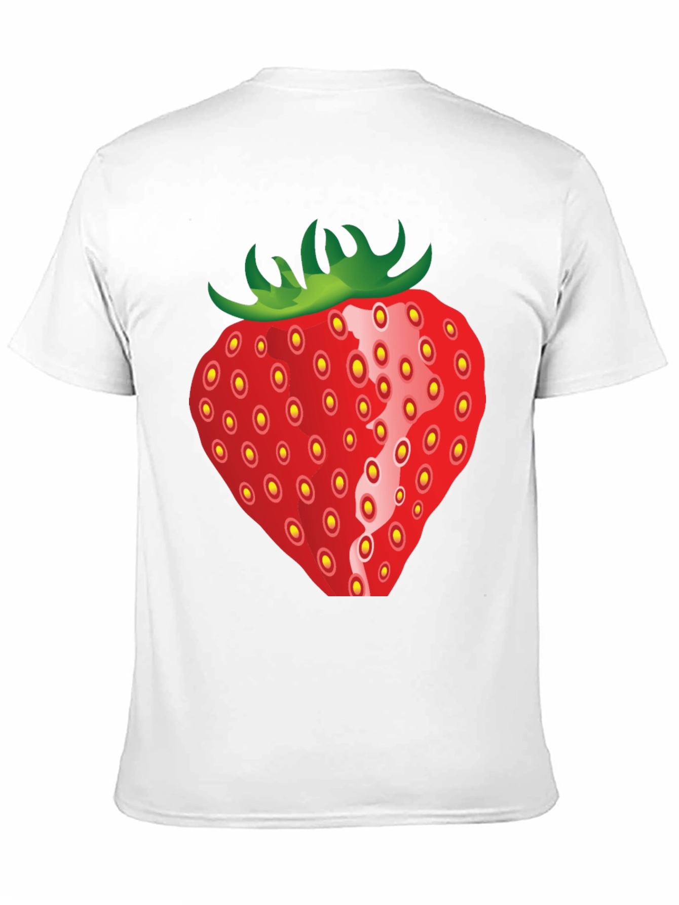 Strawberry Graphic Black T-Shirt