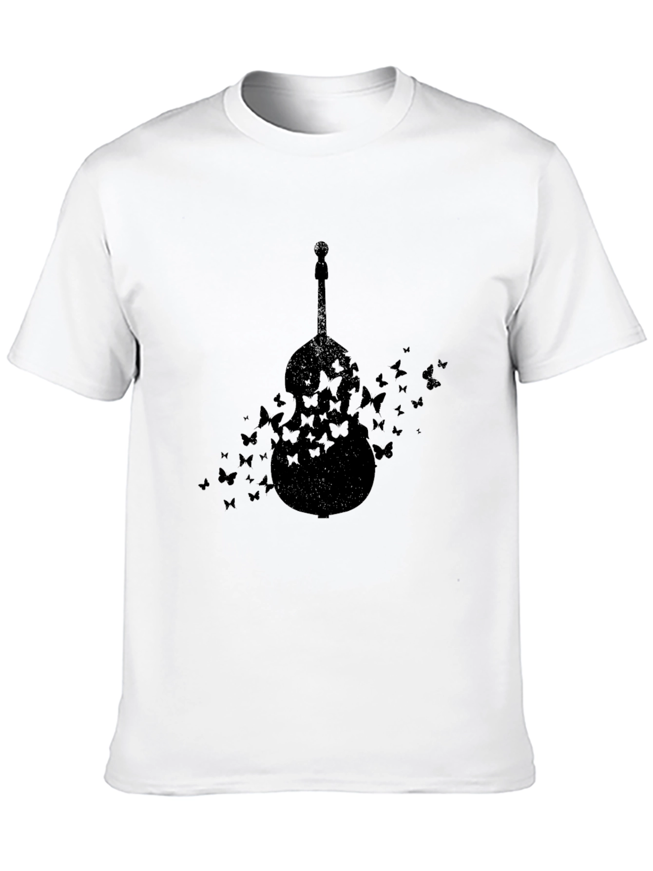 Butterfly Cello Black T-Shirt