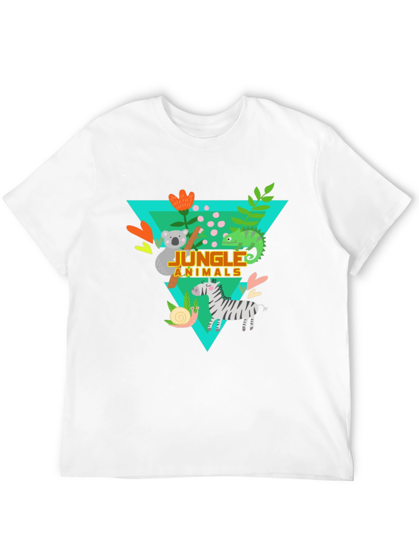 Jungle Animals Graphic Tee - Kids Fun T-Shirt