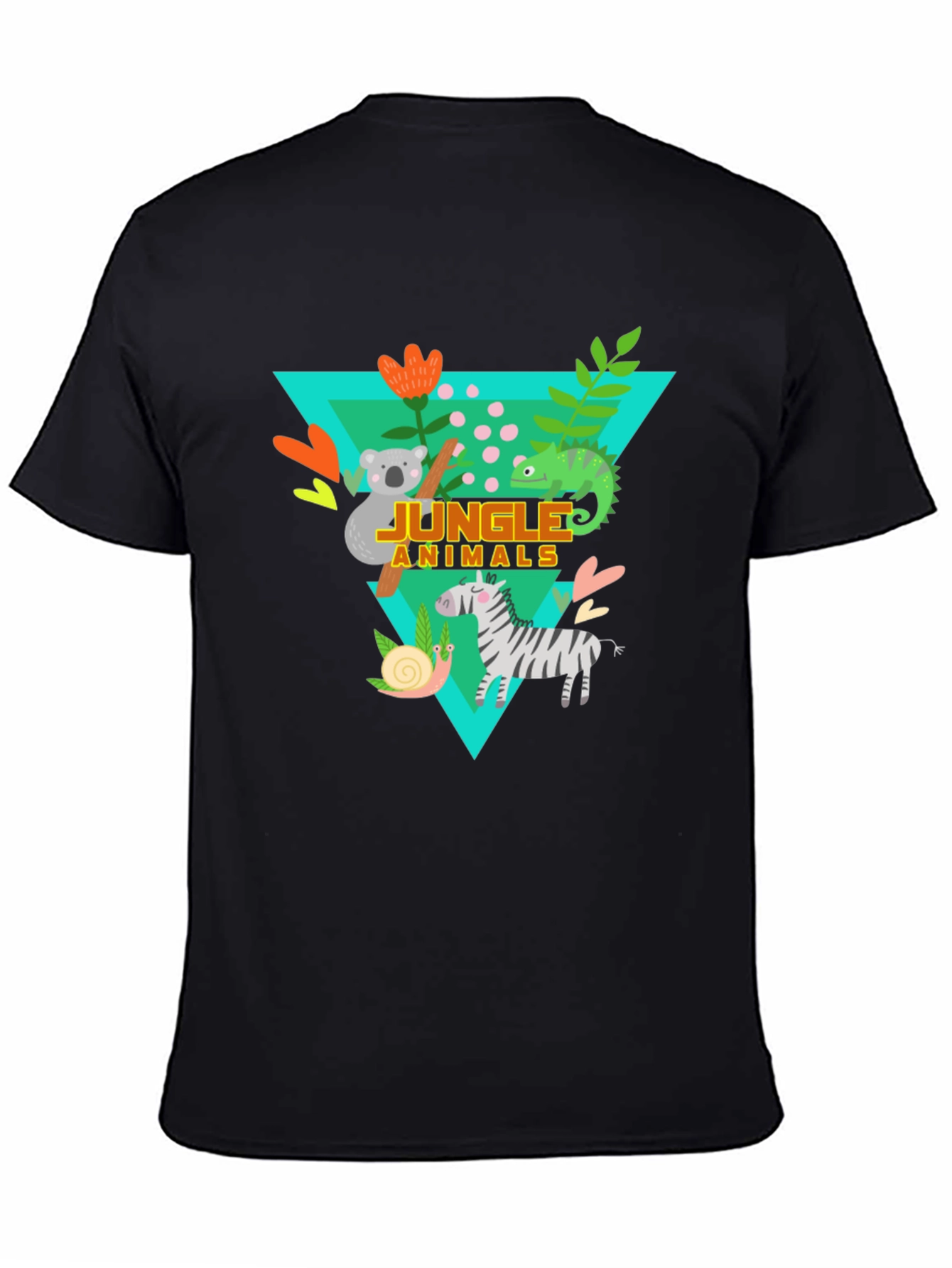 Jungle Animals Graphic Tee - Kids Fun T-Shirt