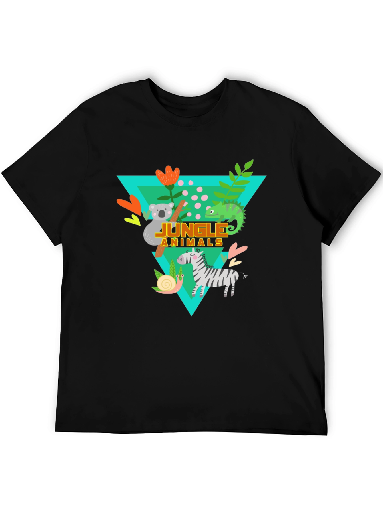 Jungle Animals Graphic Tee - Kids Fun T-Shirt