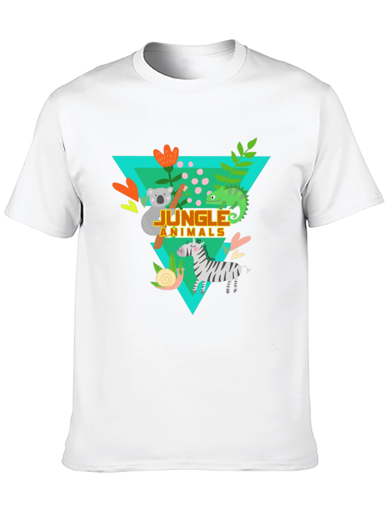 Jungle Animals Graphic Tee - Kids Fun T-Shirt