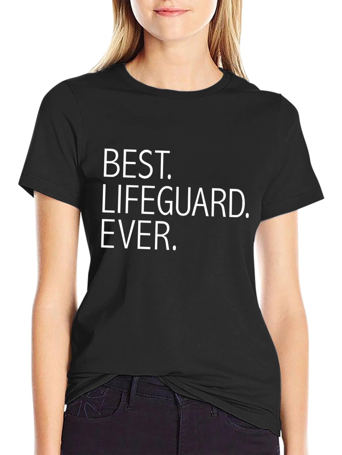 Best Lifeguard Ever Black T-Shirt