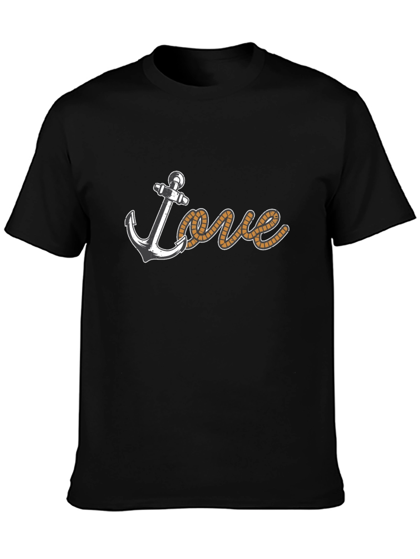 Nautical Love Anchor Graphic T-Shirt